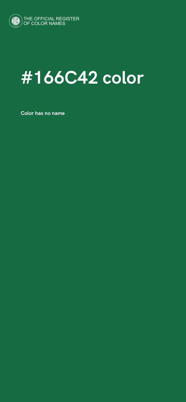 #166C42 color image