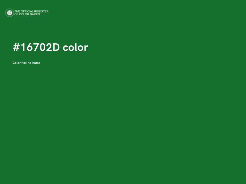 #16702D color image
