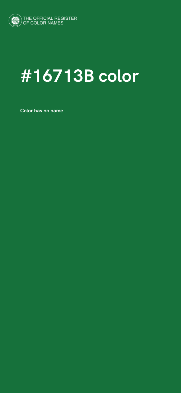 #16713B color image
