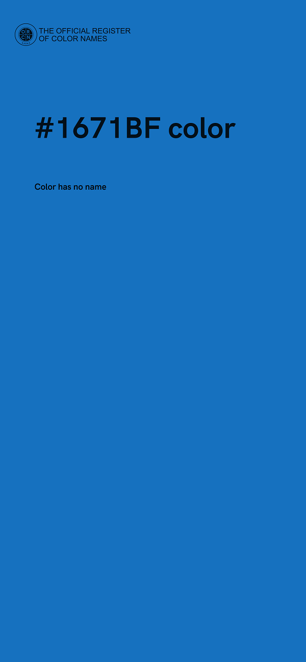 #1671BF color image