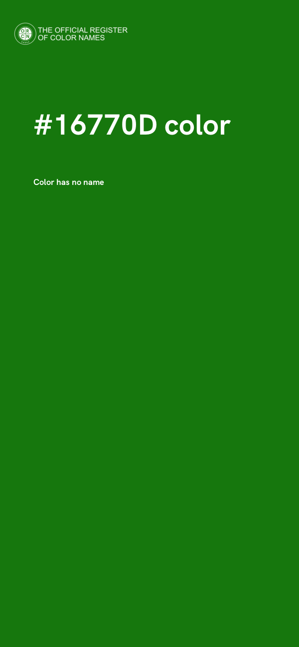 #16770D color image