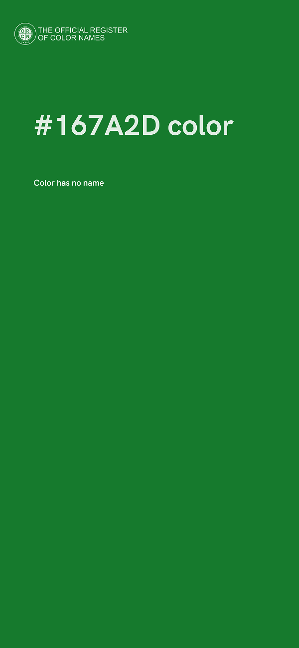 #167A2D color image