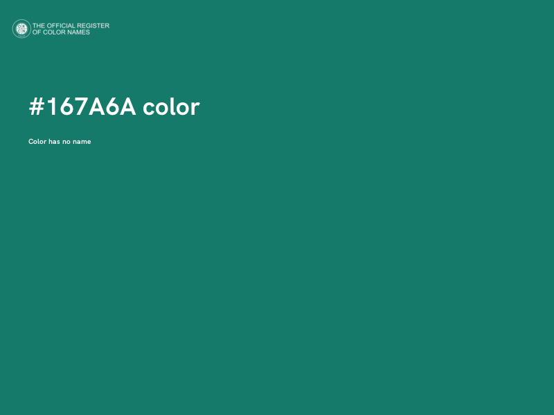 #167A6A color image