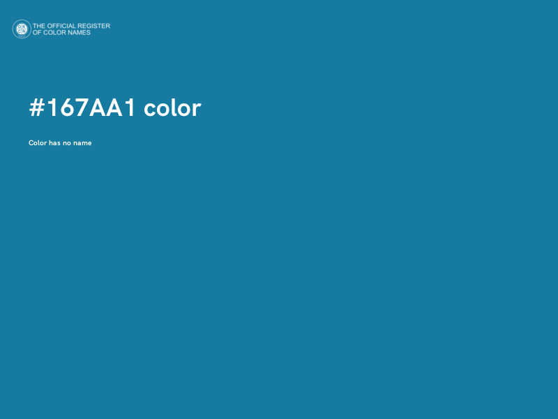 #167AA1 color image