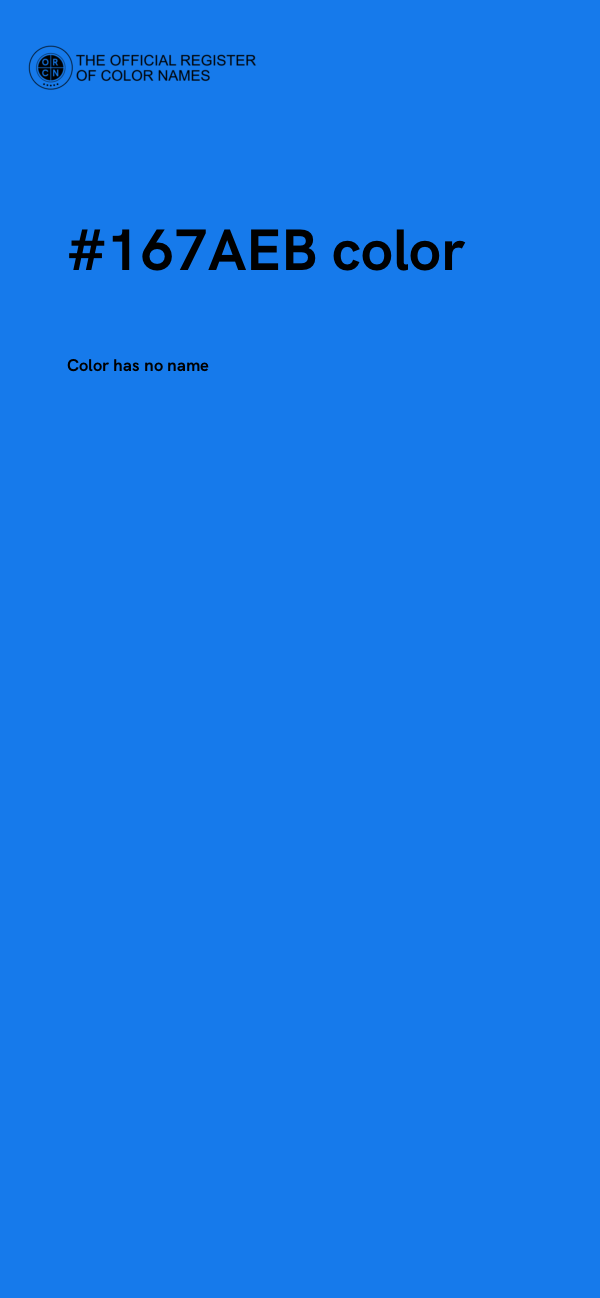 #167AEB color image