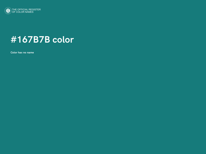 #167B7B color image