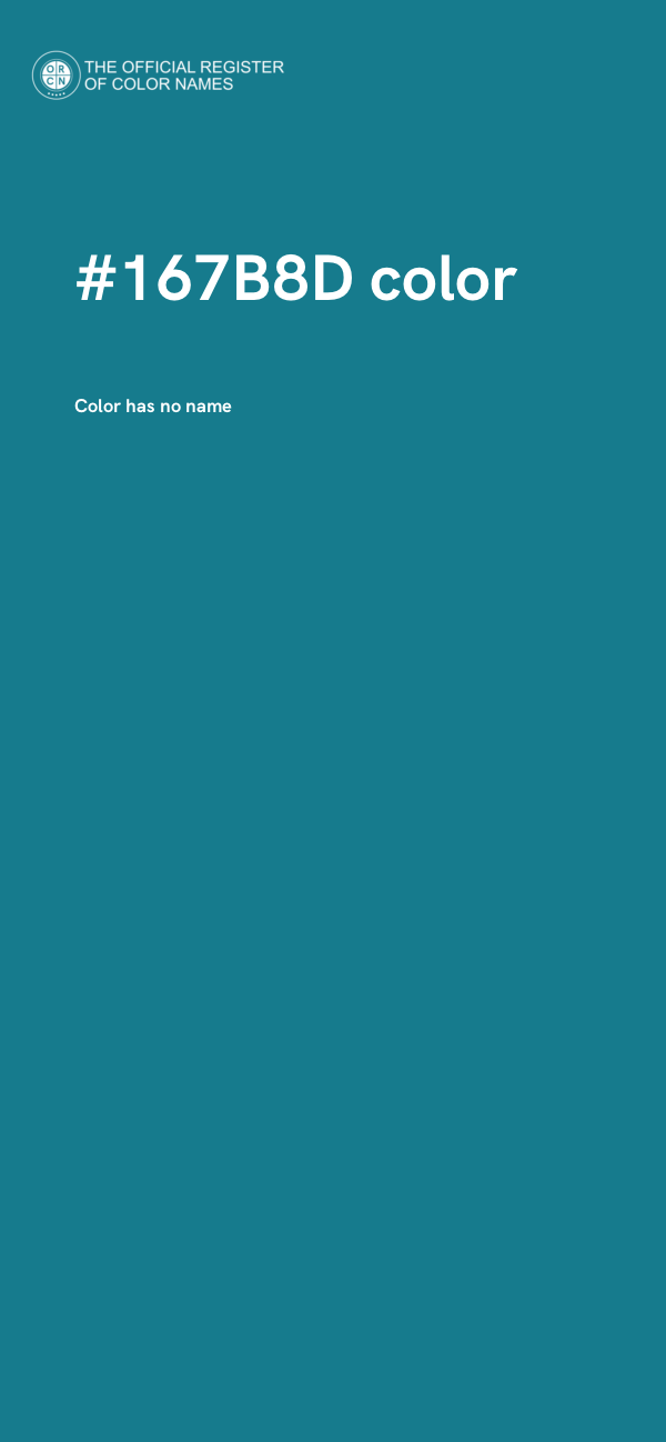 #167B8D color image
