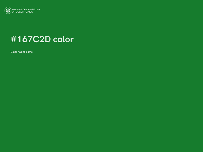 #167C2D color image