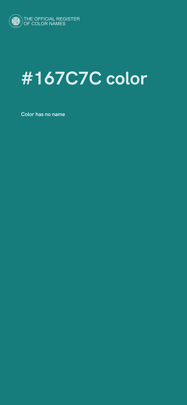 #167C7C color image