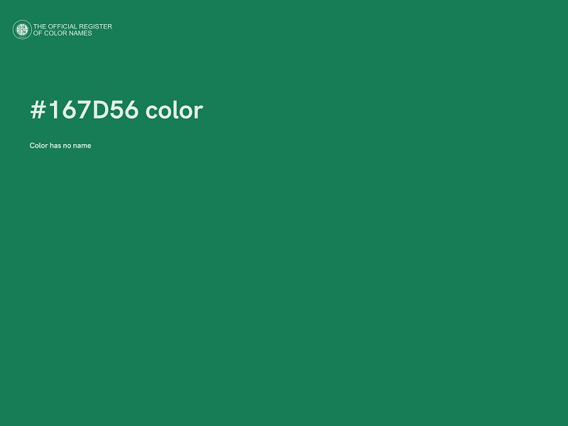 #167D56 color image