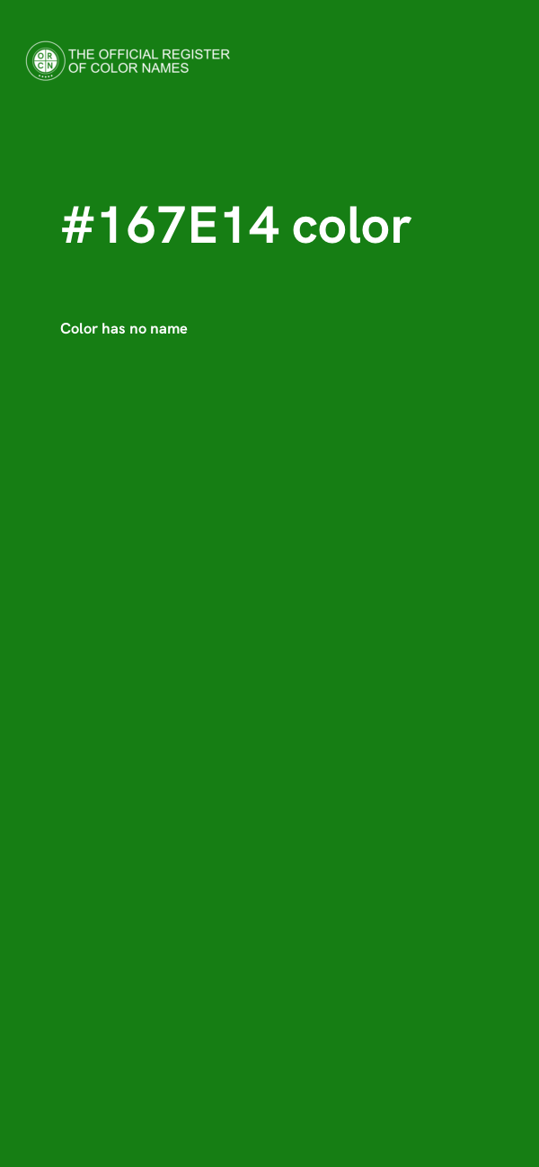#167E14 color image