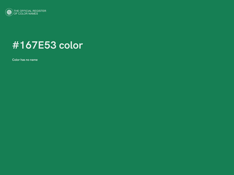 #167E53 color image