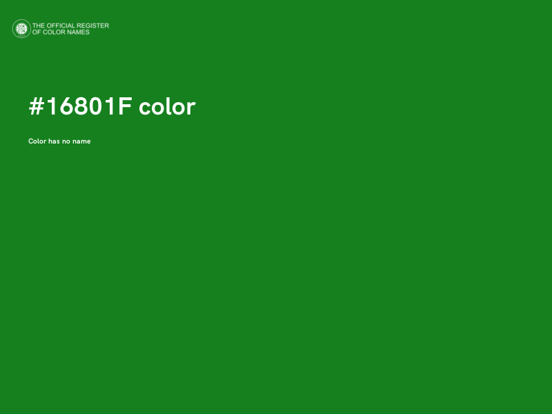 #16801F color image