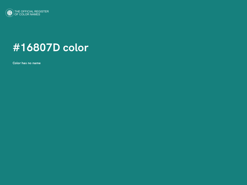 #16807D color image