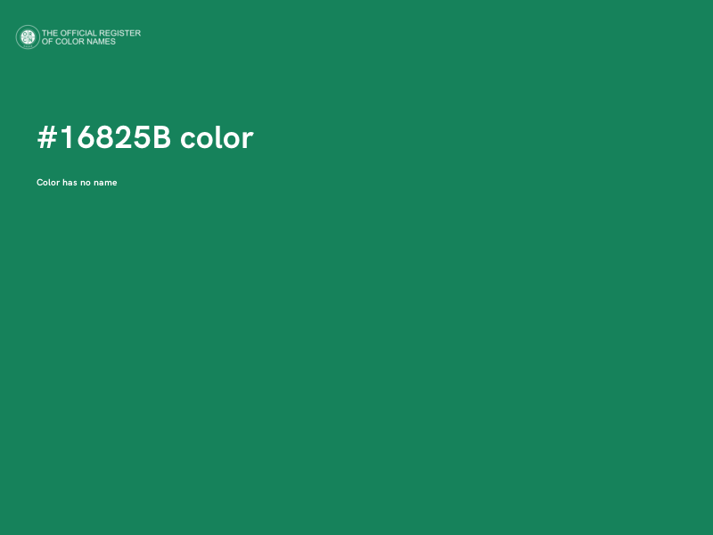#16825B color image