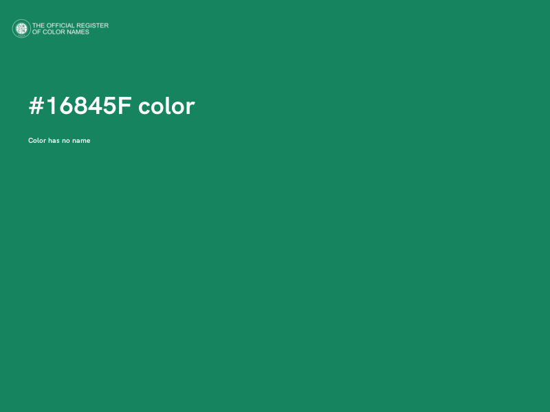 #16845F color image