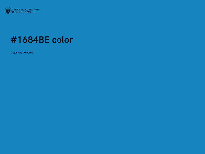 #1684BE color image