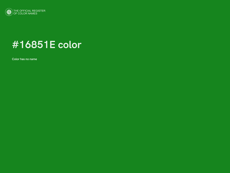 #16851E color image
