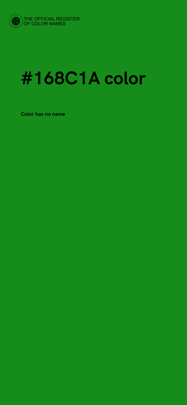 #168C1A color image