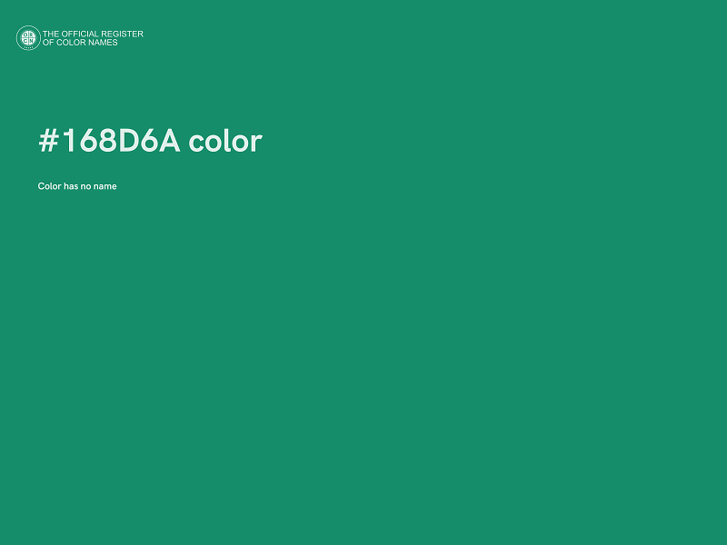 #168D6A color image