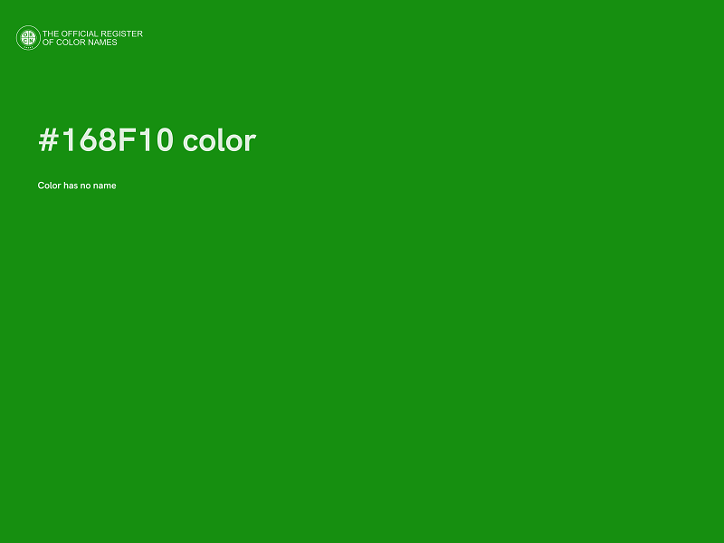 #168F10 color image