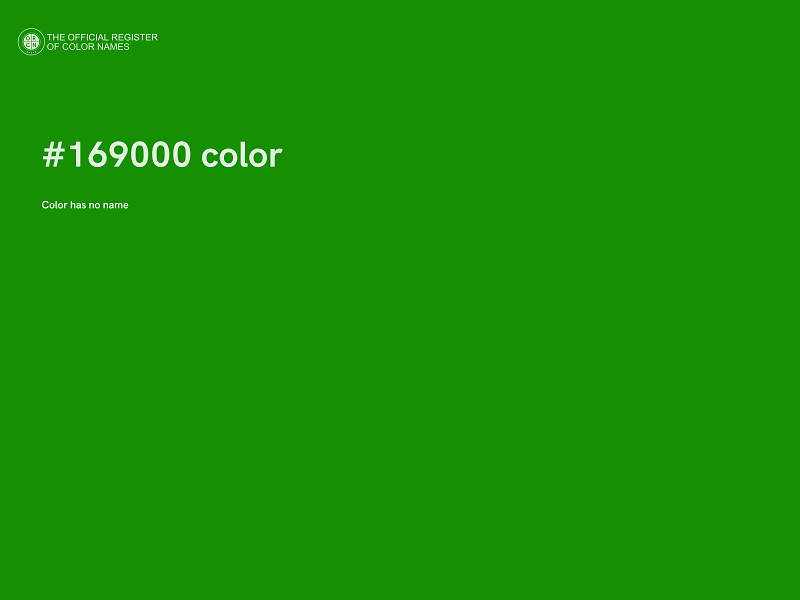 #169000 color image