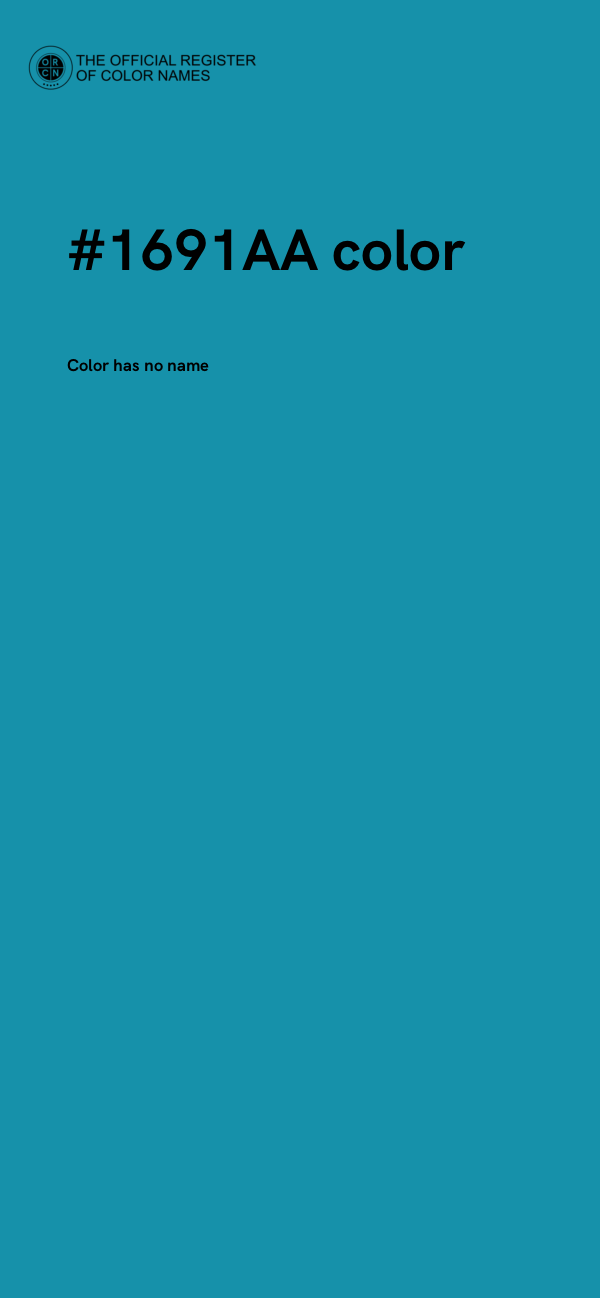 #1691AA color image