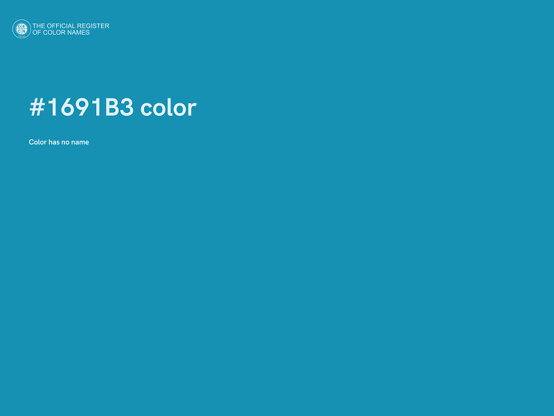 #1691B3 color image