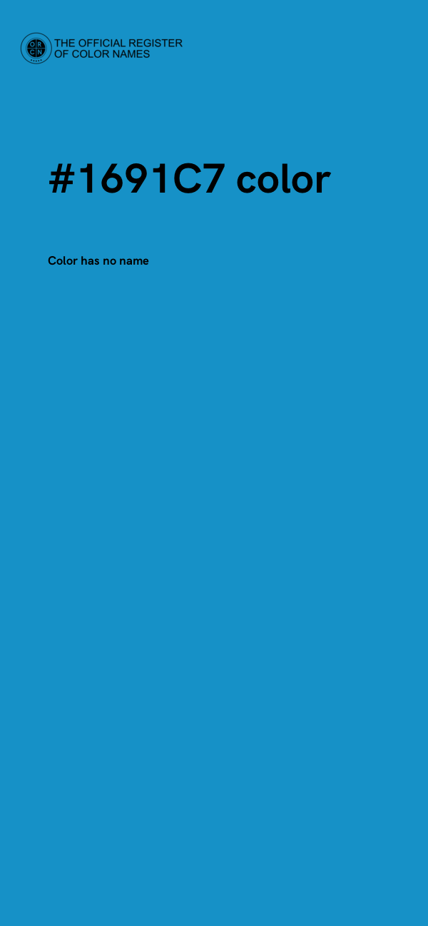 #1691C7 color image