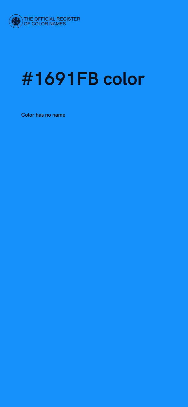 #1691FB color image