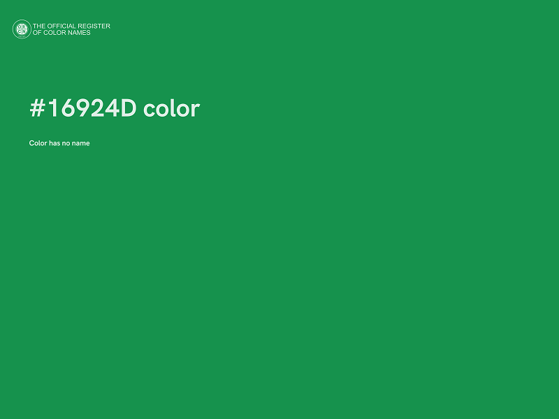 #16924D color image