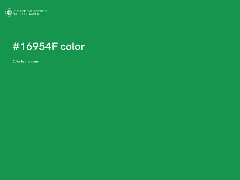 #16954F color image