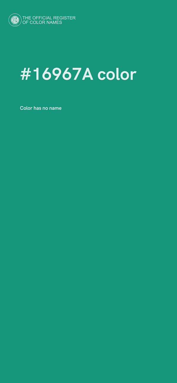 #16967A color image