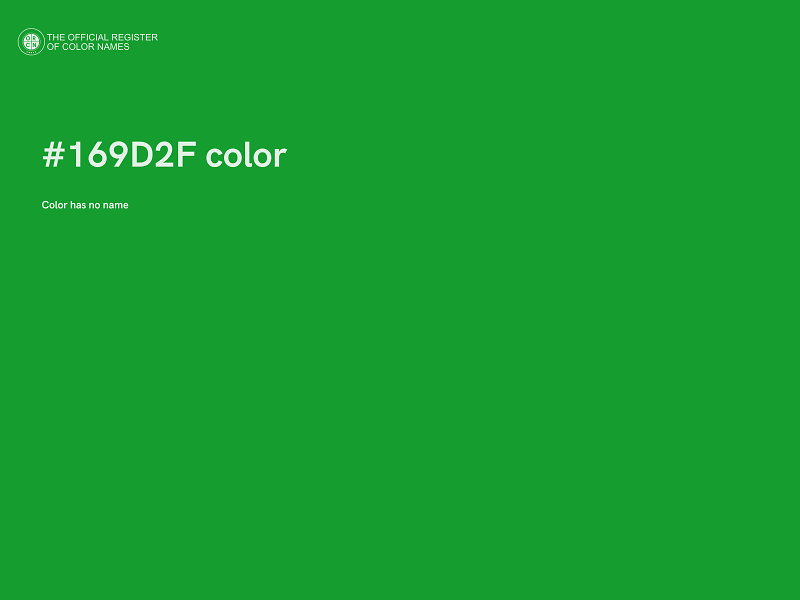 #169D2F color image