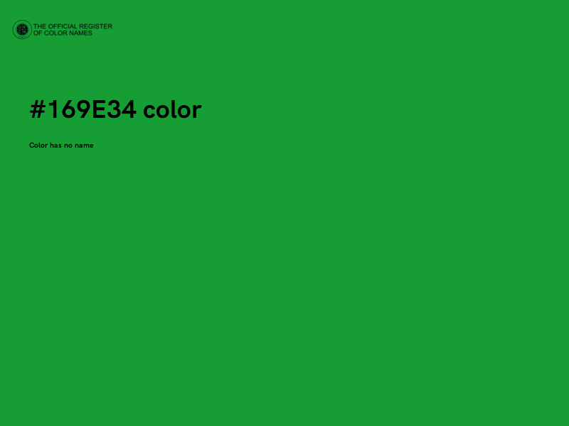 #169E34 color image