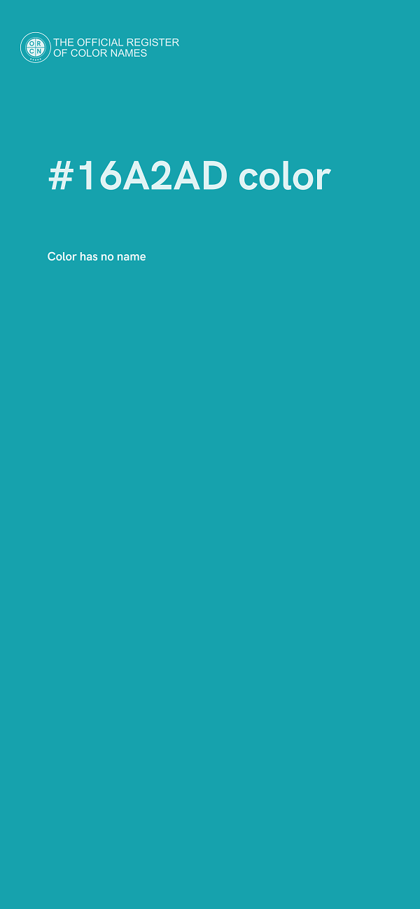 #16A2AD color image