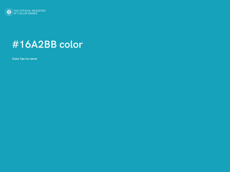 #16A2BB color image