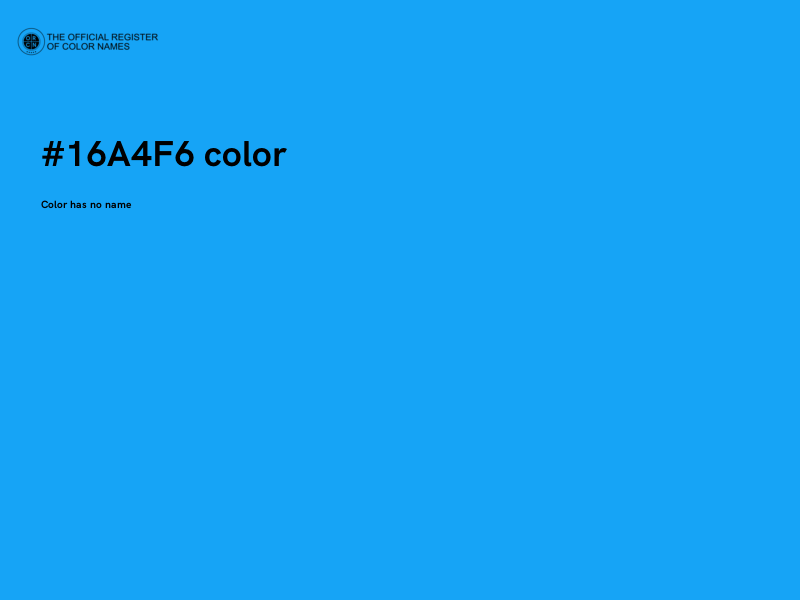 #16A4F6 color image