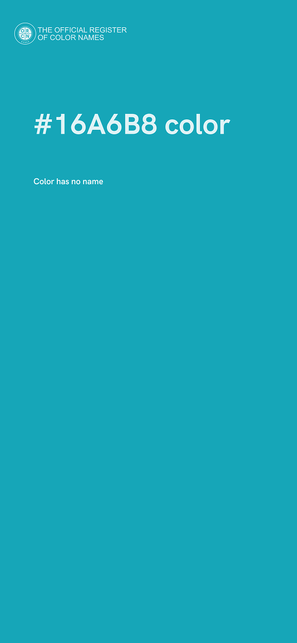 #16A6B8 color image