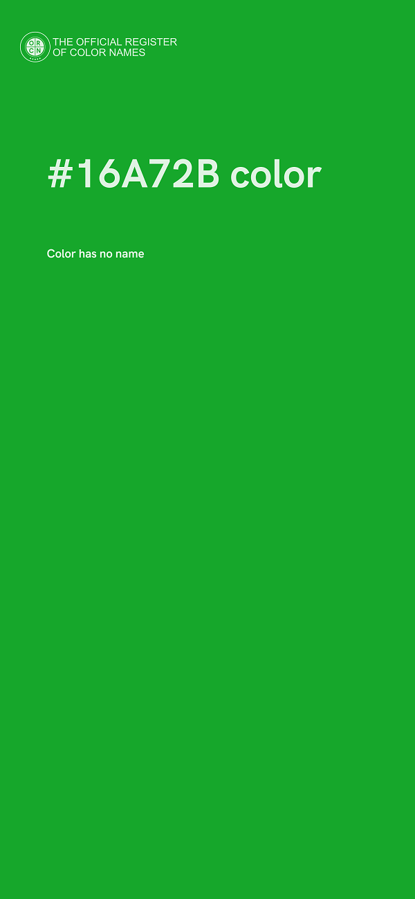 #16A72B color image
