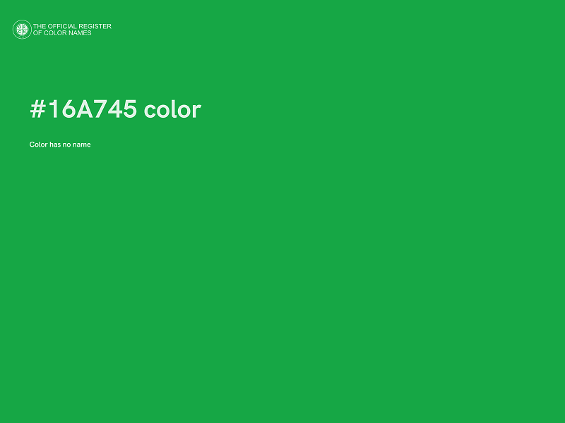 #16A745 color image