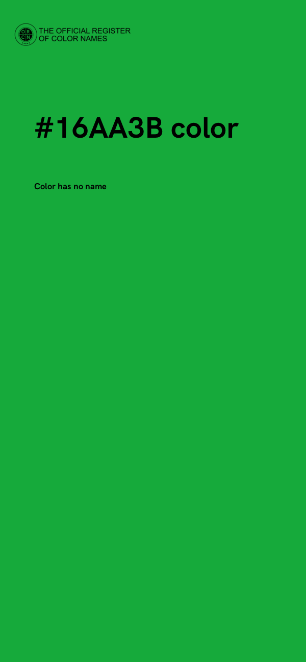 #16AA3B color image
