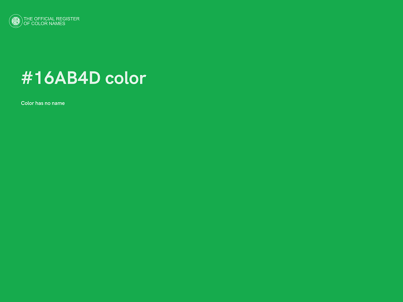 #16AB4D color image