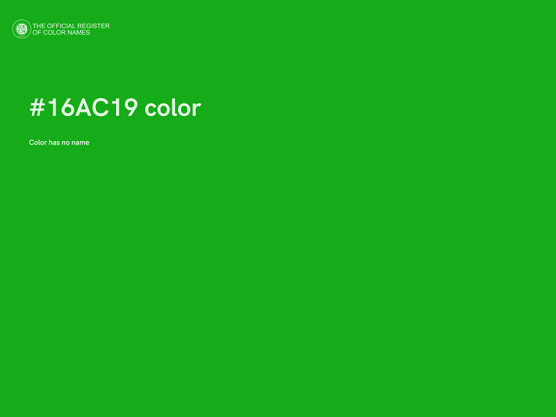 #16AC19 color image
