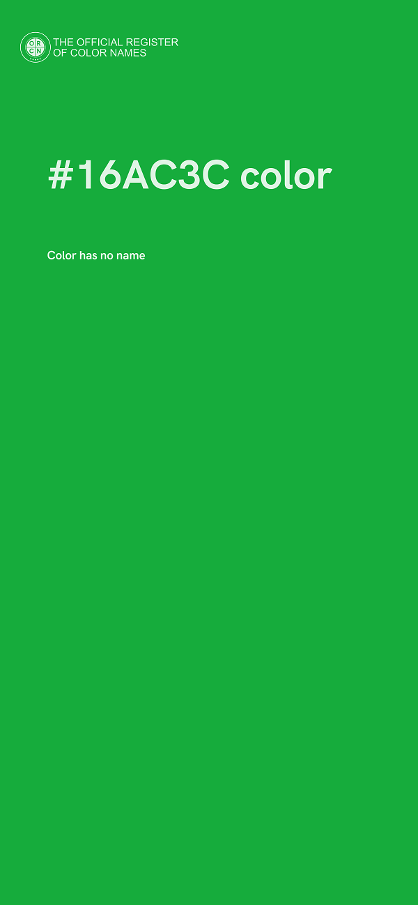 #16AC3C color image