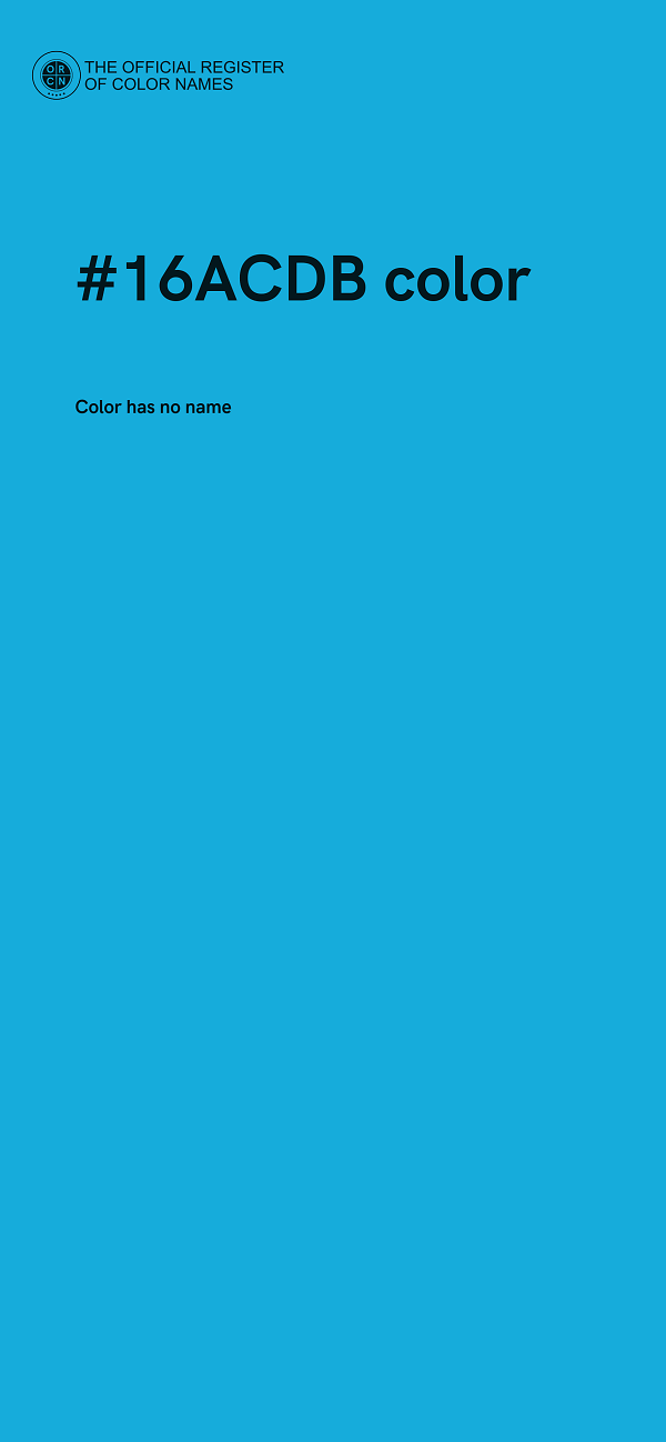 #16ACDB color image