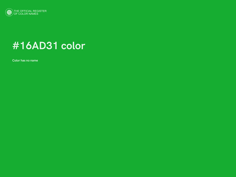 #16AD31 color image