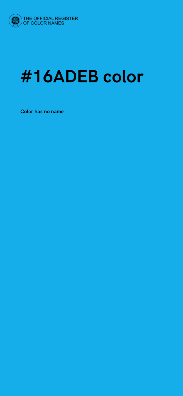 #16ADEB color image