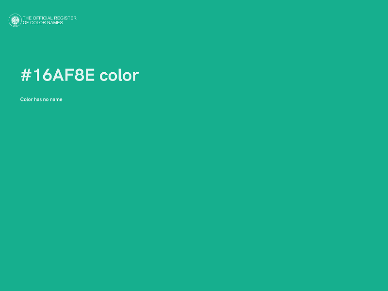 #16AF8E color image