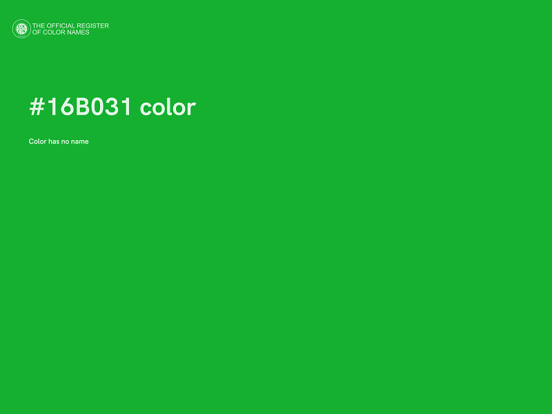 #16B031 color image